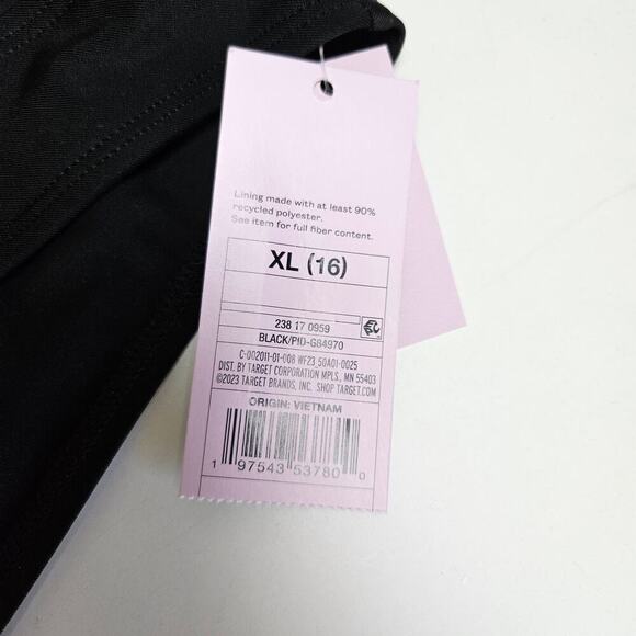 NEW Wild Fable Cheeky High Leg Bikini Bottoms XL Black NWT - Picture 6 of 6